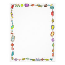 Funky Necklace Stationery letterhead