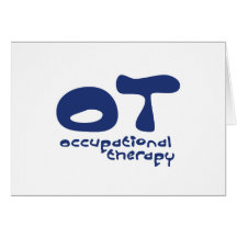 Funky Occupational Therapy Greeting Card