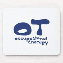 Funky Occupational Therapy Mousepad
