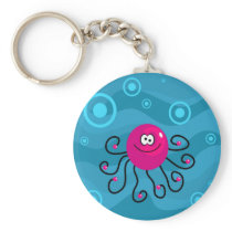 Funky Octopus Keychain