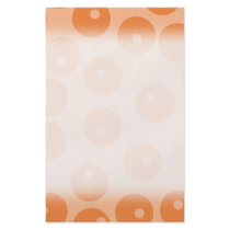 Funky orange retro pattern. full color flyer