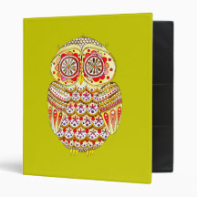 Funky Owl Binder
