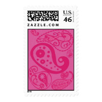 FUNKY PAISLEY POSTAGE 2 stamps