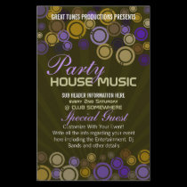 Funky Party Music Club Event Flyer flyers