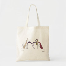 Funky Patterned Dogs Shopping Bag