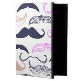Funky Pink & Black Mustache Design Powis iPad Air 2 Case
