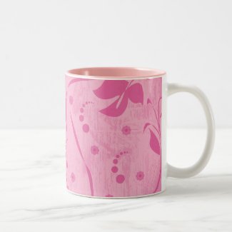 Funky Pink Flower Coffee Mug