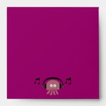 Funky Pink Jellyfish DJ Customizable Party Envelope