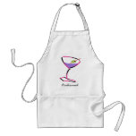 funky pink martini aprons