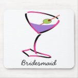 funky pink martini mousepads