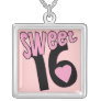 Funky Pink Sweet Sixteen Necklace