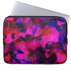 Funky Pinks Modern Art Designer Laptop Sleeve
