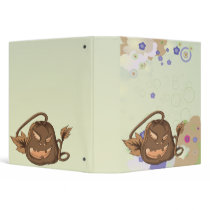 funky pumpkin notebook binders