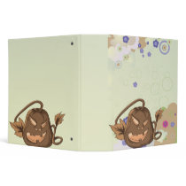 funky pumpkin notebook binders