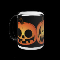 'Funky Pumpkins' Mug