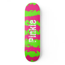 Funky Punk Flame Pinkie skateboards