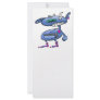 funky punk socks blue monster rack card design