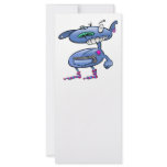 funky punk socks blue monster rack cards