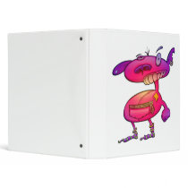 funky punk socks fuschia violet monster binders