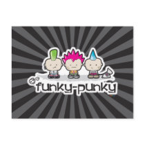 Funky-Punky Postcard