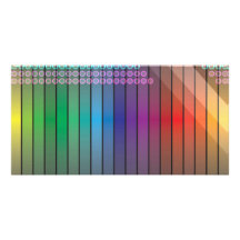 Funky Rainbow Abstract Custom Photo Card