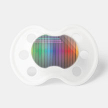 Funky Rainbow Abstract Pacifiers