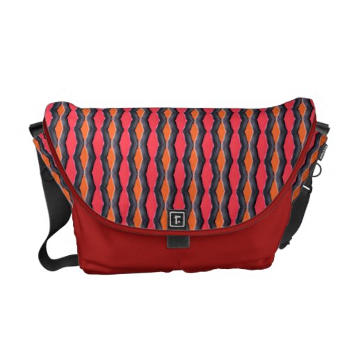 Funky Red Messenger Bag
