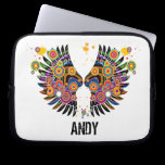 funky retro pop wings laptop sleeves