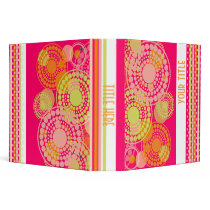 Funky + Retro scrapbooking binders