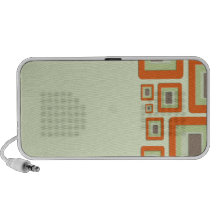 Funky Retro Squares Mp3 Speaker
