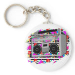 FUNKY RETRO VINTAGE  80s TAPE PLAYER Key Chains