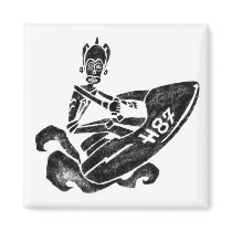 Funky Sea-Doo magnets by ZazzIt Funky Sea-Doo magnets