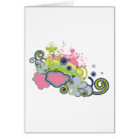 funky skies vector design greeting card