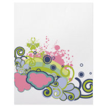 funky skies vector design letterhead