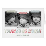 Funky Snapshots Holiday Thank You Card cards