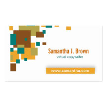Funky Squares Business Card