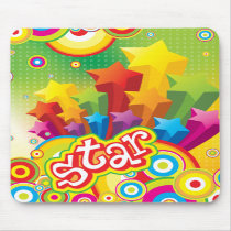 Funky Star Mousepad