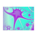 Funky Star Postcard