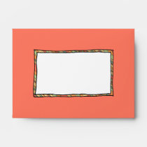 Funky Stripes A6 Invitation Envelope envelopes