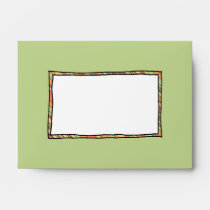 Funky Stripes A6 Invitation Envelope envelopes