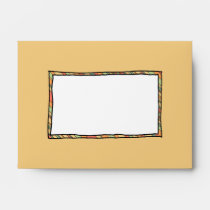 Funky Stripes A6 Invitation Envelope envelopes