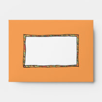 Funky Stripes A6 Invitation Envelope envelopes