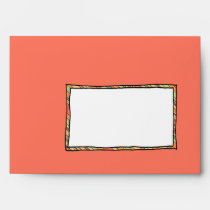 Funky Stripes A7 Greeting Card Envelope envelopes