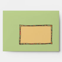 Funky Stripes A7 Greeting Card Envelope envelopes