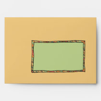 Funky Stripes A7 Greeting Card Envelope envelopes