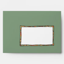 Funky Stripes A7 Greeting Card Envelope envelopes