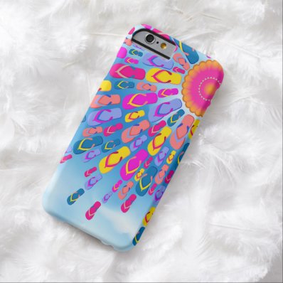 Funky Summer Sun Flip-Flops Rays Barely There iPhone 6 Case