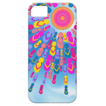 Funky Summer Sun Flip-Flops Rays iPhone 5 Cases