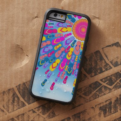 Funky Summer Sun Flip-Flops Rays Tough Xtreme iPhone 6 Case