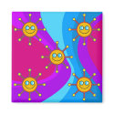Funky Sun magnets by prawny Funky Sun magnets